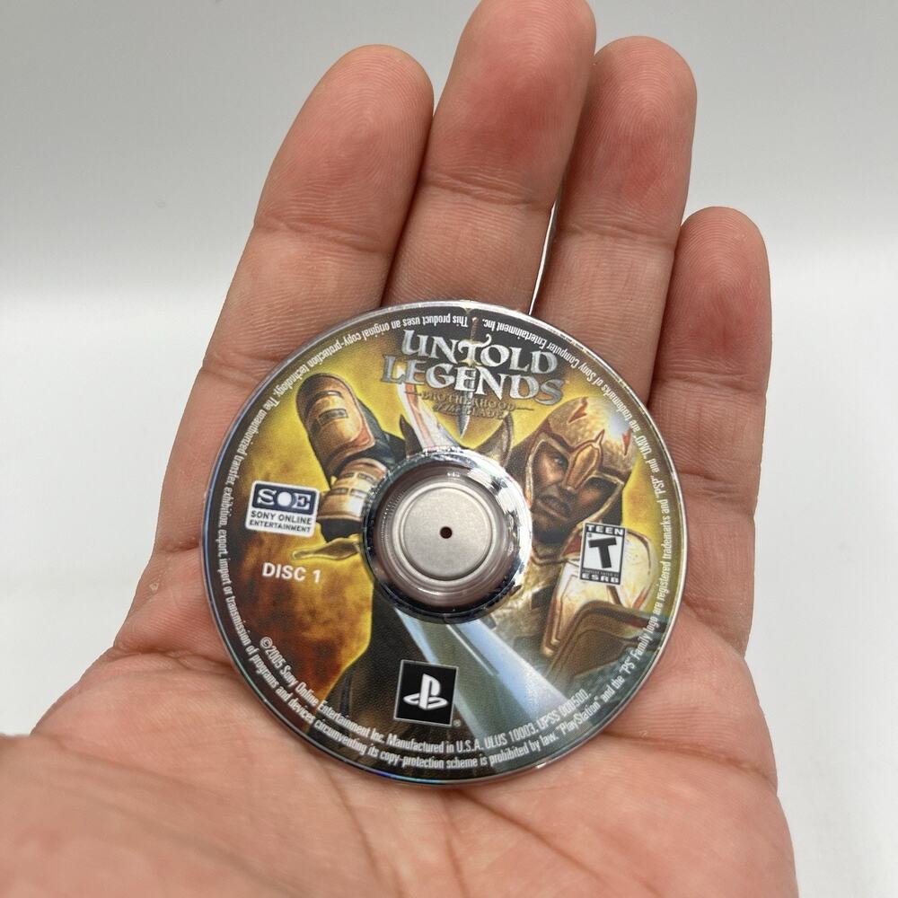 Untold Legends: Brotherhood of the Blade (PSP) - Disc